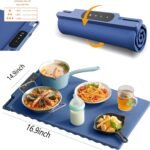 Smart Electric Warming Tray with Adjustable Temperature, a Flexible Silicone Hot Plate for Precision Heating, Ideal for Holiday Buffets and Parties - 图片 3