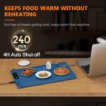 Smart Electric Warming Tray with Adjustable Temperature, a Flexible Silicone Hot Plate for Precision Heating, Ideal for Holiday Buffets and Parties - 图片 2